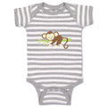 Baby Clothes Monkey Palm Leaf Safari Baby Bodysuits Boy & Girl Cotton