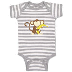 Baby Clothes Monkey Banana Safari Baby Bodysuits Boy & Girl Cotton