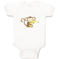 Baby Clothes Monkey Banana Safari Baby Bodysuits Boy & Girl Cotton