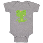 Baby Clothes Princess Frog Closes Eyes Funny Baby Bodysuits Boy & Girl Cotton