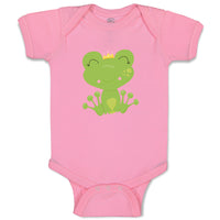 Baby Clothes Princess Frog Closes Eyes Funny Baby Bodysuits Boy & Girl Cotton