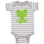 Baby Clothes Princess Frog Closes Eyes Funny Baby Bodysuits Boy & Girl Cotton