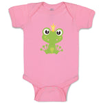 Baby Clothes Prince Frog Sits Funny Baby Bodysuits Boy & Girl Cotton