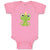 Baby Clothes Prince Frog Sits Funny Baby Bodysuits Boy & Girl Cotton