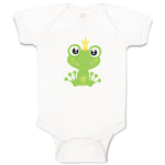 Baby Clothes Prince Frog Sits Funny Baby Bodysuits Boy & Girl Cotton