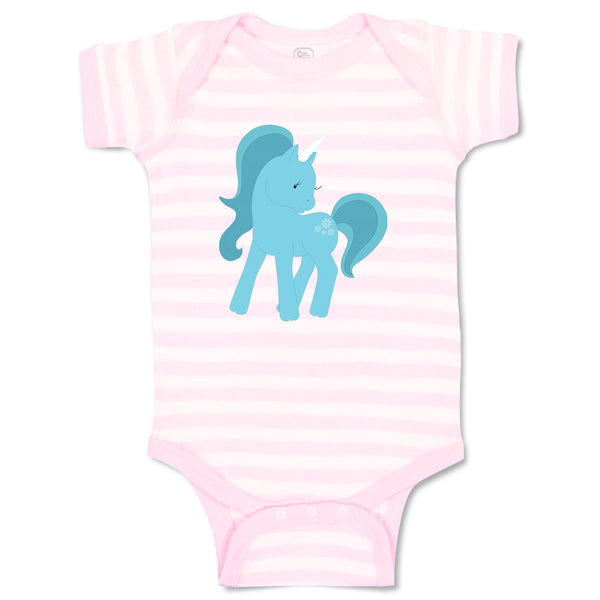 Baby Clothes Unicorn Blue Baby Bodysuits Boy & Girl Newborn Clothes Cotton