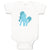 Baby Clothes Unicorn Blue Baby Bodysuits Boy & Girl Newborn Clothes Cotton