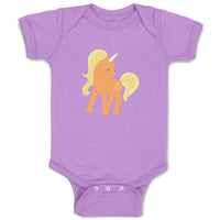 Baby Clothes Unicorn Orange Baby Bodysuits Boy & Girl Newborn Clothes Cotton