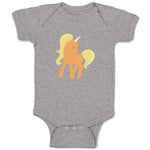 Baby Clothes Unicorn Orange Baby Bodysuits Boy & Girl Newborn Clothes Cotton