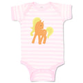 Baby Clothes Unicorn Orange Baby Bodysuits Boy & Girl Newborn Clothes Cotton