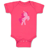 Baby Clothes Unicorn Pink Baby Bodysuits Boy & Girl Newborn Clothes Cotton
