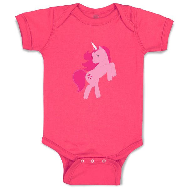 Baby Clothes Unicorn Pink Baby Bodysuits Boy & Girl Newborn Clothes Cotton