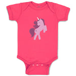 Baby Clothes Unicorn Purple Baby Bodysuits Boy & Girl Newborn Clothes Cotton