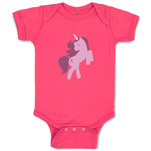 Baby Clothes Unicorn Purple Baby Bodysuits Boy & Girl Newborn Clothes Cotton