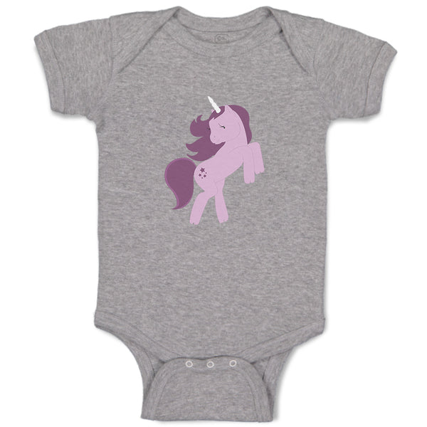 Baby Clothes Unicorn Purple Baby Bodysuits Boy & Girl Newborn Clothes Cotton