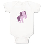 Baby Clothes Unicorn Purple Baby Bodysuits Boy & Girl Newborn Clothes Cotton