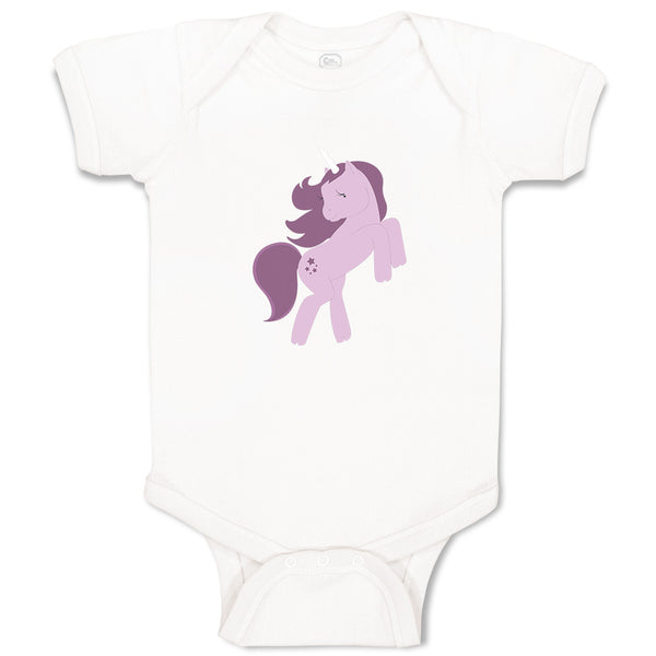 Baby Clothes Unicorn Purple Baby Bodysuits Boy & Girl Newborn Clothes Cotton