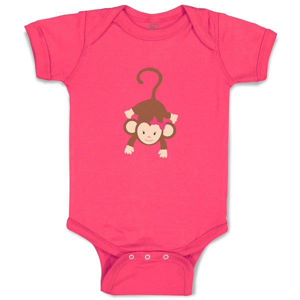 Monkey Hangs Girl Safari