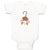 Baby Clothes Monkey Hangs Girl Safari Baby Bodysuits Boy & Girl Cotton