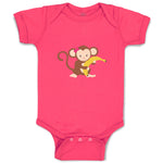 Baby Clothes Monkey Banana Girl Safari Baby Bodysuits Boy & Girl Cotton