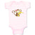 Baby Clothes Monkey Banana Girl Safari Baby Bodysuits Boy & Girl Cotton