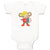 Baby Clothes Monkey Red T-Shirt Safari Baby Bodysuits Boy & Girl Cotton