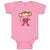 Baby Clothes Monkey Pink T-Shirt Safari Baby Bodysuits Boy & Girl Cotton