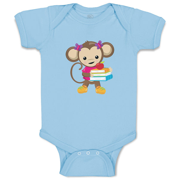 Baby Clothes Monkey Books Girl Safari Baby Bodysuits Boy & Girl Cotton