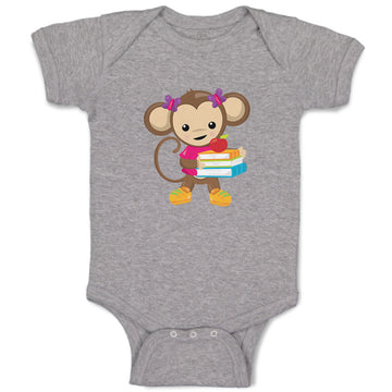 Baby Clothes Monkey Books Girl Safari Baby Bodysuits Boy & Girl Cotton