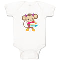 Baby Clothes Monkey Books Girl Safari Baby Bodysuits Boy & Girl Cotton