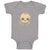 Baby Clothes Sloth Face Open Eyes Safari Baby Bodysuits Boy & Girl Cotton