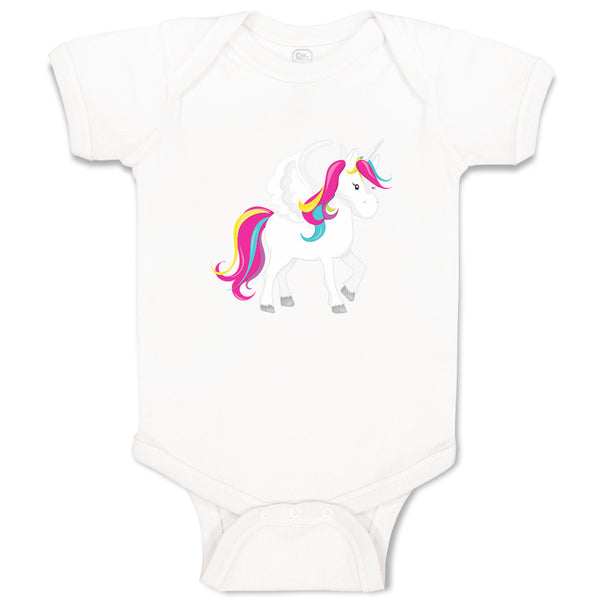 Baby Clothes Pegasus Rainbow 2 Baby Bodysuits Boy & Girl Newborn Clothes Cotton