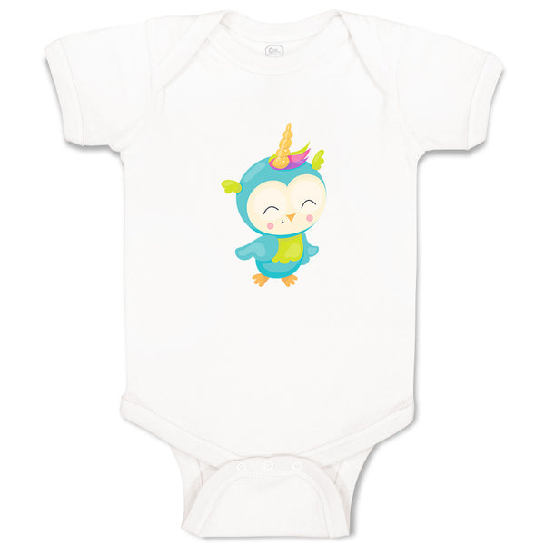 Baby Clothes Owl Unicorn Baby Bodysuits Boy & Girl Newborn Clothes Cotton