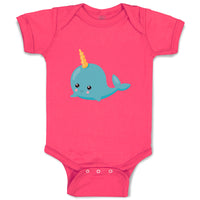 Baby Clothes Whale Unicorn Ocean Sea Life Baby Bodysuits Boy & Girl Cotton