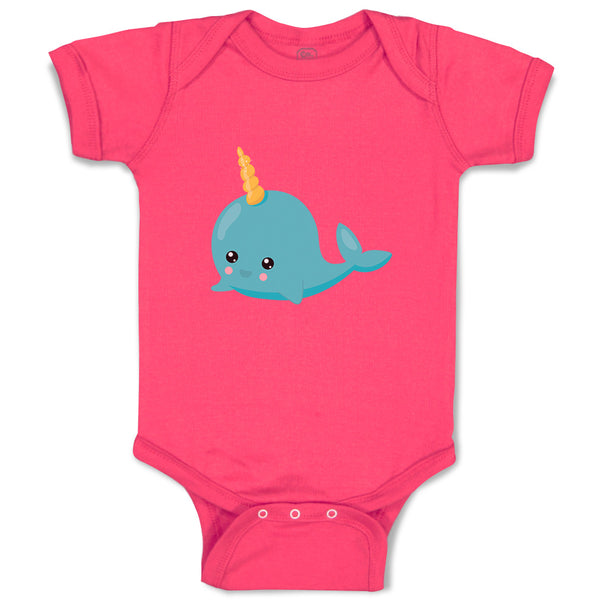 Baby Clothes Whale Unicorn Ocean Sea Life Baby Bodysuits Boy & Girl Cotton
