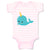 Baby Clothes Whale Unicorn Ocean Sea Life Baby Bodysuits Boy & Girl Cotton