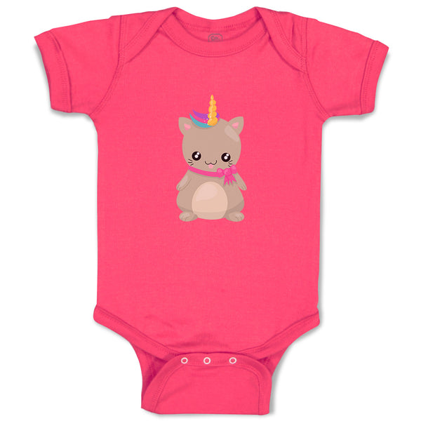 Baby Clothes Hamster Unicorn Baby Bodysuits Boy & Girl Newborn Clothes Cotton