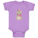 Baby Clothes Hamster Unicorn Baby Bodysuits Boy & Girl Newborn Clothes Cotton