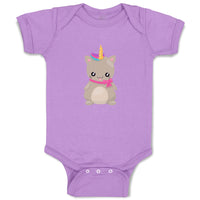 Baby Clothes Hamster Unicorn Baby Bodysuits Boy & Girl Newborn Clothes Cotton