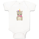 Baby Clothes Hamster Unicorn Baby Bodysuits Boy & Girl Newborn Clothes Cotton