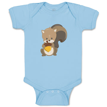 Baby Clothes Squirrel Nut Baby Bodysuits Boy & Girl Newborn Clothes Cotton