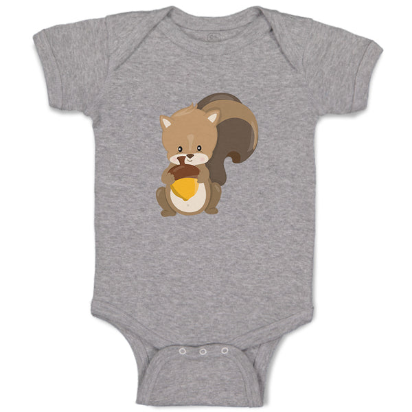 Baby Clothes Squirrel Nut Baby Bodysuits Boy & Girl Newborn Clothes Cotton