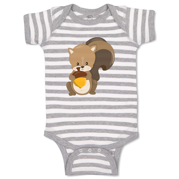 Baby Clothes Squirrel Nut Baby Bodysuits Boy & Girl Newborn Clothes Cotton
