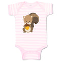 Baby Clothes Squirrel Nut Baby Bodysuits Boy & Girl Newborn Clothes Cotton