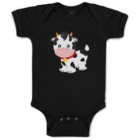 Baby Clothes Cow Bell Farm Baby Bodysuits Boy & Girl Newborn Clothes Cotton