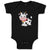 Baby Clothes Cow Bell Farm Baby Bodysuits Boy & Girl Newborn Clothes Cotton