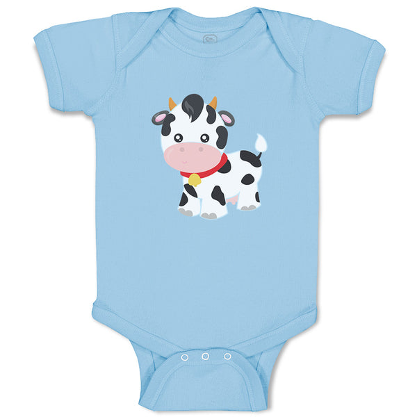 Baby Clothes Cow Bell Farm Baby Bodysuits Boy & Girl Newborn Clothes Cotton