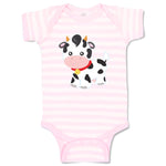 Baby Clothes Cow Bell Farm Baby Bodysuits Boy & Girl Newborn Clothes Cotton