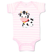 Baby Clothes Cow Bell Farm Baby Bodysuits Boy & Girl Newborn Clothes Cotton
