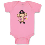 Baby Clothes 1 Eye Monkey Captain Safari Baby Bodysuits Boy & Girl Cotton